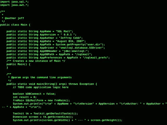 Um GIF de um terminal Linux com o background preto e o texto verde.